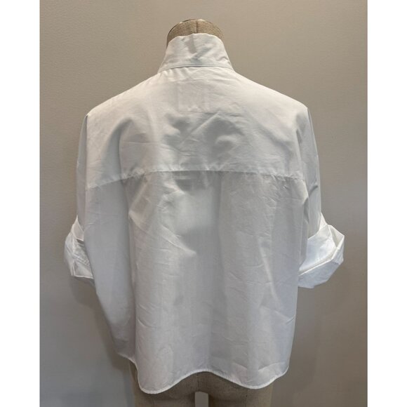 TWP NWT Next Ex Shirt in White Size M/L - Picture 4 of 5